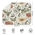 thumbnail image 2 of Microfibre Drying Mat for Kitchen Vintage Flowers Rustic (52) Dish Drying Drainer Mat Absorbent Drying Mat Washing Up for Glass, Plate & Cup 16inch X 18inch, 2 of 5