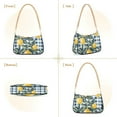thumbnail image 7 of FORMRS Womens Shoulder Bag with Chain Strap Clutch Purse Cute Tote Handbag, Retro Beige Lemon, 7 of 7
