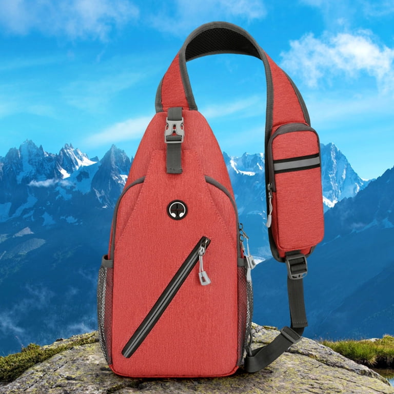 Sling Bag with Adjustable Straps Crossbody Chest Backpack for Travel Hiking Amazon.com : Pritent Crossbody Bags for Women Man Waterproof  main image 2