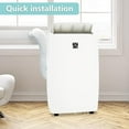 thumbnail image 2 of KATIDAP 12000 BTU Portable Air Conditioner 4-in-1 Portable AC Unit Cool up to 550 sq.ft, Portable Air Conditioners with Remote Control & Window Kit1-24H Timers, 2 of 9