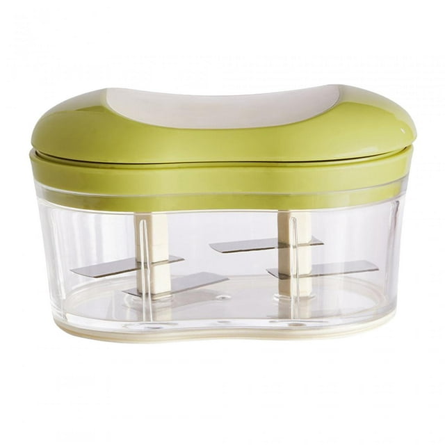 Picadora de alimentos manual Procesador de alimentos manual Picadora portátil Picadora trituradora para Verde
