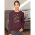 thumbnail image 2 of Little Tawny Thrush. Sweatshirt Women -John James Audubon Designs, Female XX-Large, 2 of 4