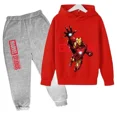 thumbnail image 3 of Conjunto de sudadera con capucha para niños de Iron Man de Los Vengadores, suéter de manga larga con capucha para otoño e invierno para niños y niñas de Marvel Cartoon 2024, 3 of 5