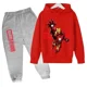 thumbnail image 3 of Conjunto de sudadera con capucha para niños de Iron Man de Los Vengadores, suéter de manga larga con capucha para otoño e invierno para niños y niñas de Marvel Cartoon 2024, 3 of 5