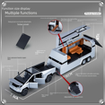 thumbnail image 3 of Camioneta pickup Concept Edition 1:32 + RV, juguete de modelo de coche Huili acústico-óptico de aleación de seis aperturas, 3 of 5