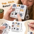 thumbnail image 2 of StlyGar Cat Shape Keyboard Fidget Toy, 9-in-1 Clicky Fidget with Cat Expressions, Removable Keyboard Clicker Keychain for Adult Office Stress Relief, 2 of 6