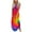 Red independence day dresses for women, variant on Dianli Summer Dresses for Women Tie-Dye Print Sleeveless Round Neck Maxi Summer Dresses Evening Party Loose Fashion Casual Slit Vacation Pockets Long Tank Dress Black M