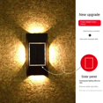 thumbnail image 5 of Lámpara de pared solar para jardín al aire libre, luz decorativa para el hogar y patio, lámpara de pared decorativa para exteriores, luz solar, luces solares para exteriores, 5 of 5