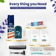 thumbnail image 4 of Trektote Travel Toiletry Kit For Men – 15 Piece Set Of, Featuring Top Brand Toiletries, TSA Compliant, Travel Essentials, Includes Shampoo Body Wash, Shaving Cream, Toiletry Bag & More, 4 of 8