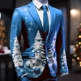 thumbnail image 2 of Boho for Mens Breasted Mens Suite Two Button Retro Ethnic Mens Suit Set Style Suits Open Front Prom Suit Business Casual Jacket, 2 of 3