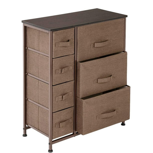 Ktaxon Dresser With 3 Big 4 Small, Large Shallow Dresser