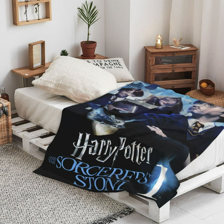 Harry Potter Philosopher s Stone Soft Blanket Fuzzy Fleece Anti pilling Flannel Throw Blanket Decor Sofa Bed Blanket 40x60in