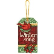 Dimensions Susan Winget Winter Song Ornament Counted Cross Stitch Kit-2-3/4"X4-3/4" 14 Count Plastic Canvas