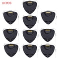 thumbnail image 1 of 1/5/10 Pcs Support de Guitare en Plastique Plectre Boîte de Rangement Rapide Auto-Adhésif Forme Triangle 10 Pcs, 1 of 5