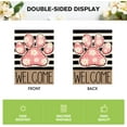 thumbnail image 6 of Blue Paw Print Spring Garden Flag 12x18 Inch Double Sided Outside, Daisy Floral Welcome Stripes Yard Outdoor Flag, 6 of 6