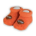 thumbnail image 3 of Harley-Davidson Baby Booties, Orange Logo, 0-3 Months Newborn Shoes, 3 of 3