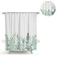 thumbnail image 2 of Shower Curtains Anti-mold, Anti-bacterial, Washable Bathtub Curtain Polyester Fabric with 12 Shower Curtain Rings, 2 of 9