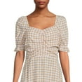 thumbnail image 4 of No Boundaries Juniors’ Puff Sleeve Dress, 4 of 4