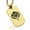 Gold, variant on Stainless Steel Mercenary Fantasy Class Dog Tag Pendant Necklace