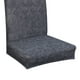 thumbnail image 4 of Funda elástica para asiento de silla, funda para taburete de comedor, para cocina y salón Gris oscuro, 4 of 7