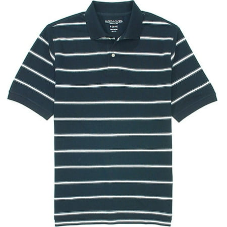 Faded Glory - Big Men's Striped Pique Polo