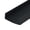 Black, variant on Outwater 1-1/2 in. White Styrene U-Channel/C-Channel, 36 in. Long, 4-Pack, 12 Linear Feet