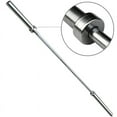 thumbnail image 5 of Olympic Weightlifting Barbell Weight Bar, 500 Lb Chrome Barbell Bar Lifting Weight，Silvery, 5 of 5