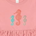 thumbnail image 4 of Inktastic Seahorse Ocean Sea Creatures Girls Baby Dress, 4 of 5
