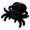 Black#2, variant on Spider Cute Spider Toy Soft Throw Pillow Home Decoration Adult And Children