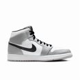 thumbnail image 3 of N I-K-E A i r-Jor-dan 1 Mid Light Smoke Grey Black White 554724-092 Men's Size 10, 3 of 5