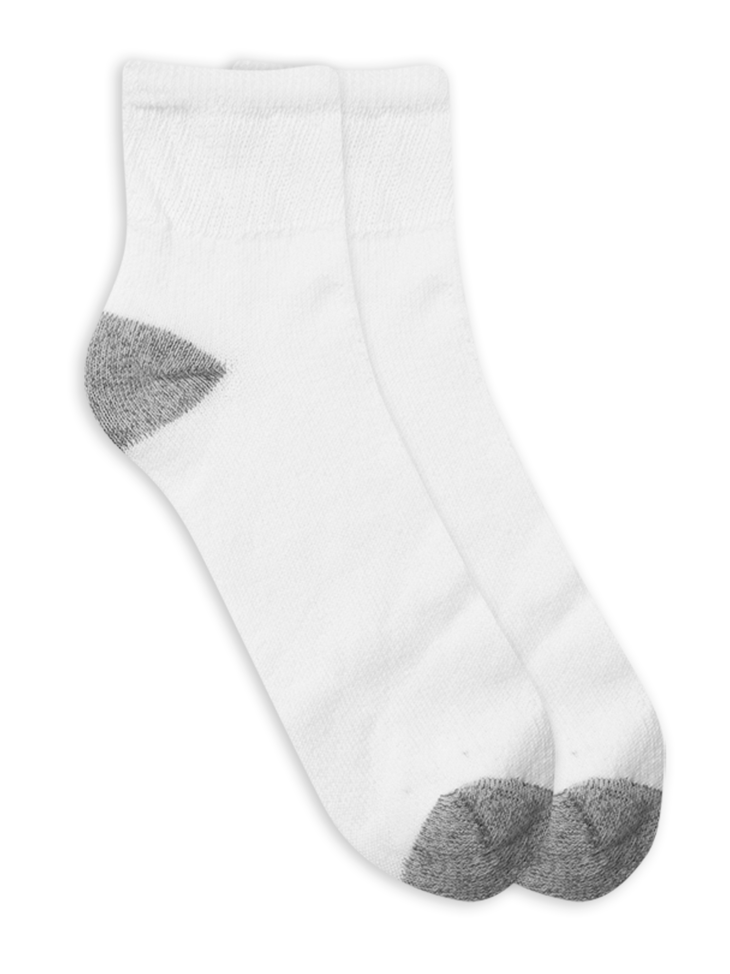 Athletic Works Men's Ankle Socks, 12-Pack, White photo 5