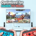 thumbnail image 2 of Switch HDMI Adapter Hub Dock Replacement for Nintendo Switch/Switch OLED, Portable Mini Type C to 4K HDMI and USB Port TV Dock Charging Docking Station Base Adapter Hub for MacBook Laptop Tablet Phone, 2 of 4