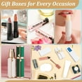 thumbnail image 5 of 24 Pack Kraft Gift Box White Foldable Paper Drawer for Jewelry Lipsticks Samples Perfume Favor Box for Party Treats Mini Crafts 3.82x1.73x1.18 inches White, 5 of 9