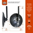 thumbnail image 2 of Field Tuff 43 Inch Disc Cultivator Garden Bedder Hiller For 3 Point Tractor, 2 of 8