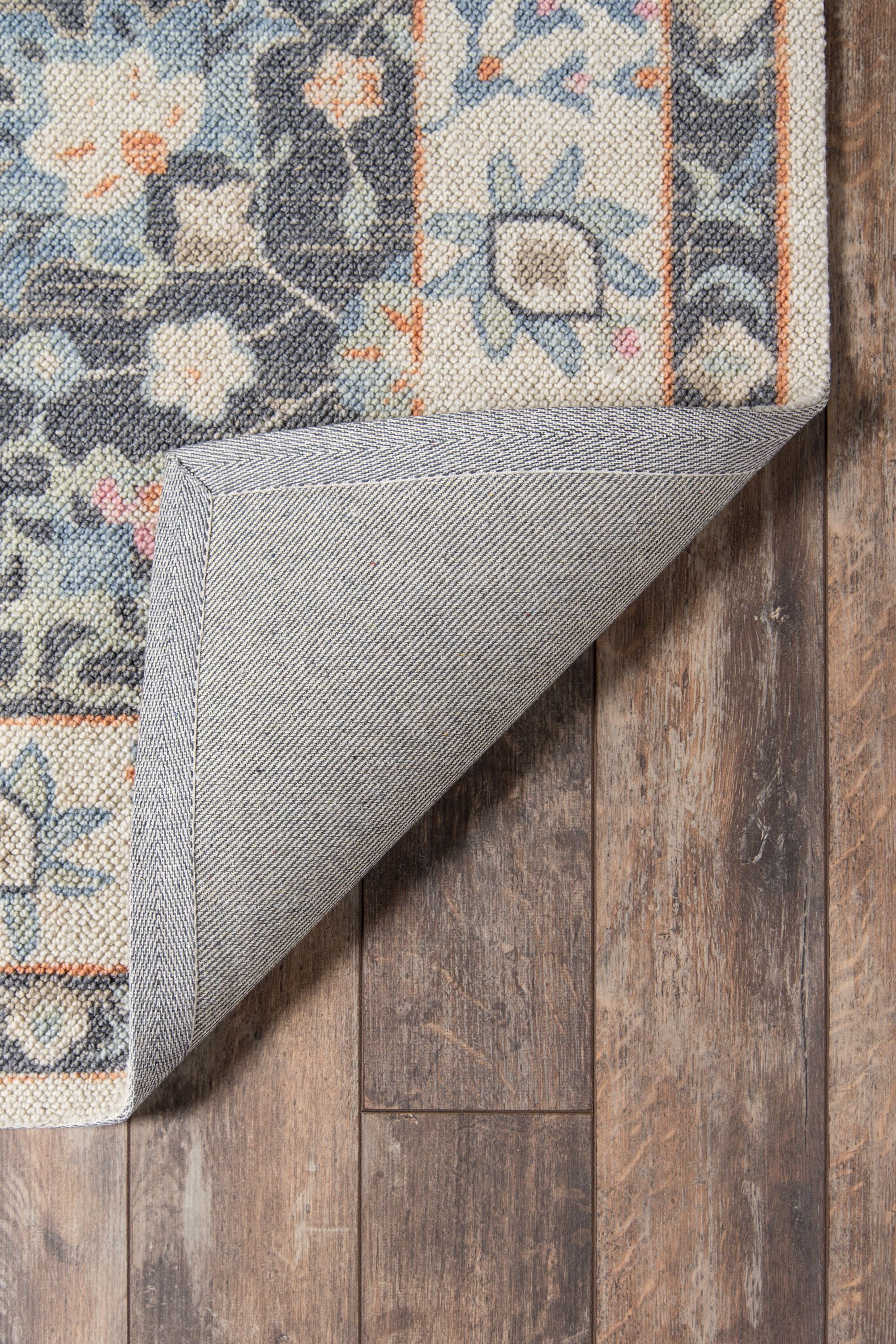 Momeni Anatolia Machine Made Wool and NylonCharcoal Area Rug 2' X 3'