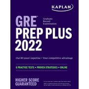 Kaplan Test Prep: GRE Prep Plus 2022 : 6 Practice Tests + Proven Strategies + Online (Paperback)