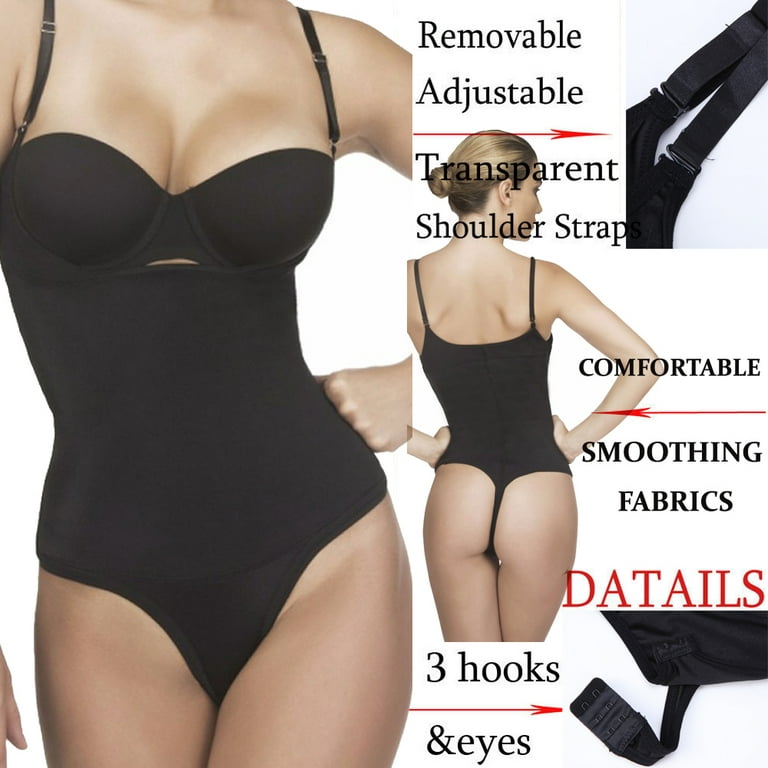 MISS MOLY Women Seamless Bodysuit Shapewear Tummy Control Body