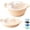 Beige, variant on ABCISI 42oz Silicone Microwave Steamer For Cooking, Collapsible Food Steamer For Vegetable, Seafood, Soup, Leftovers, Rice Cooker, BPA Free Small Steam Pot with Handle & Lid, Dishwasher Safe (Green)