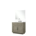 thumbnail image 6 of Grey Oak 36 In. W X 22 D Bathroom Vanity With White Quartz Countertop, Faucet And 34 Mirror Single Bath Countertop &, 6 of 7