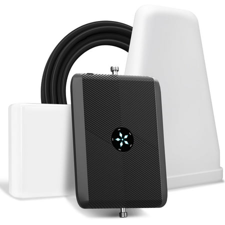 Lintratek Cell Phone Signal Booster for Home, Band 66/2/4/5/12/13/17/25 Cell Phone Booster, Cell Booster Boosts 5G 4G LTE Data for All U.S. Carriers - Verizon, AT&T, T-Mobile & More | FCC Approved