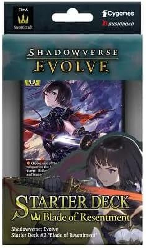 Shadowverse: Evolve Trading Card Game Starter Deck Blade of Resentment