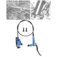 thumbnail image 3 of Frenos de disco shamjiam F160 R140 de bicicleta hidráulico Azul, 3 of 9