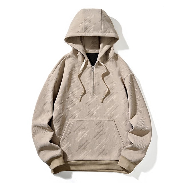 pstuiky manga larga para hombre, Sudadera con capucha de manga larga para hombre, informal y moderna, de color liso top de hombre xl