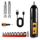 thumbnail image 1 of Destornillador Eléctrico, Kit de Herramientas de Reparación Automática para el Hogar con Luz LED, Destornillador Magnético Inalámbrico Recargable por USB A, 1 of 7