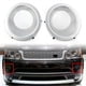 thumbnail image 1 of Car Front Bumper Fog Lamp Light Bezel Frame Left Right For Land Rover Range Rover Sport 2010 2011 2012 2013 Silver ABS Plastic, 1 of 5