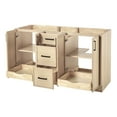 thumbnail image 6 of Ariel Kelly 60 Inch Double Sink Base Cabinet In Oak, 6 of 10