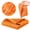 Orange, variant on YAZHPA All-Clad Solid Kitchen Towels: Highly Absorbent, Super Soft Long Lasting , Tea Towels for Cleaning & Drying Dishes, Pans, Glassware, or Countertops,Beige