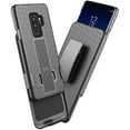 thumbnail image 4 of Nagebee Case for Samsung Galaxy S9 Plus, Armor Defender [Swivel Belt Clip Holster] with [Built-In Kickstand] Shockproof Heavy Duty Rugged Phone Cover (Shell Black), 4 of 7