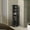 Black 7, variant on Living Room Display Shelves, Bookcase, 5 Shelves, Dark Walnut, Dark Walnut Living Room Shelving Units,Engineered Wood Display Cabinets For Living Room, Furniture, Primary Living Space, Display, Shelv