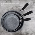 thumbnail image 4 of Sartén de piedra Maifan de estilo japonés, sartén antiadherente, sartén pequeña de 20 cm, sartén grande honda de 26 cm y 28 cm, olla antiadherente, 4 of 4